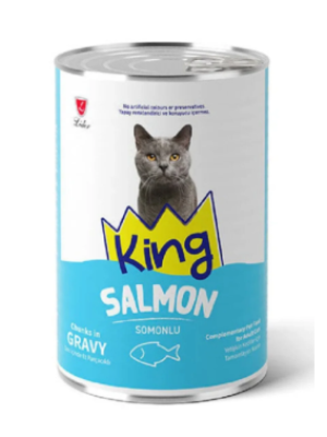 KİNG KEDİ KONSERVE SOMON ETLİ 400 GR KİNG KEDİ KONSERVE SOMON ETLİ 400 GR